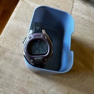 Timex Black and Purple Digital Watch